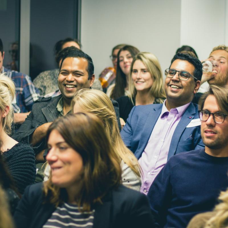 People at a conference